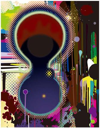 Dumb Compass by Takashi Murakami